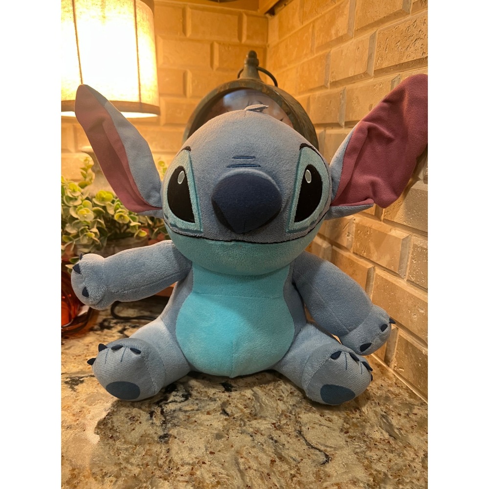 Disney Lilo & Stitch Plush Just Play Blue Experiment 626 Stuffed Animal 10 Inch